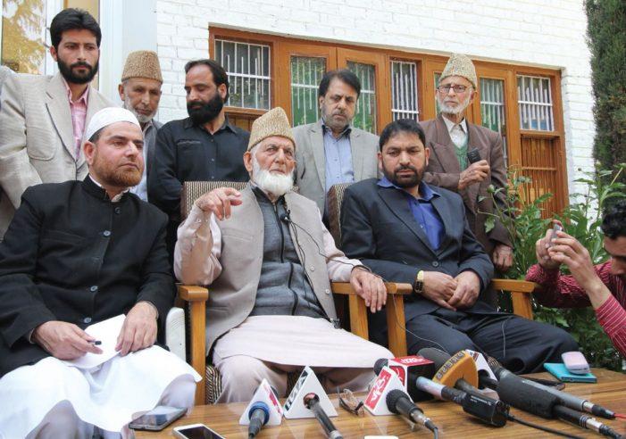 Rajnath repeated Indian denial in Srinagar: Hurriyat (G)